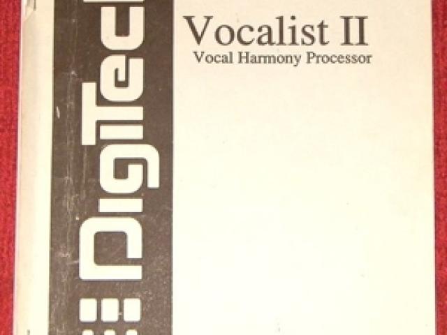 Bedienungsanleitung deutsch für DigiTech Vocalist II Owner``s Manual Vocal - 1